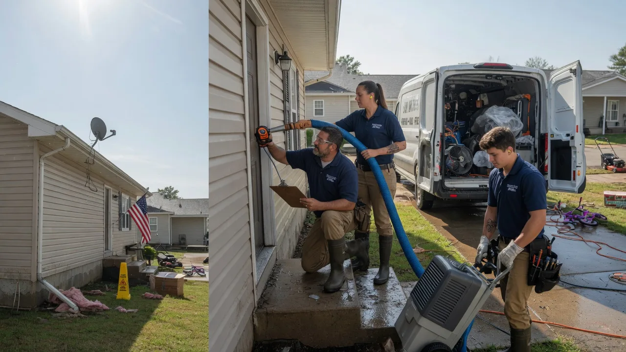Ceiling Water Damage Restoration in Ladonia, TX near me